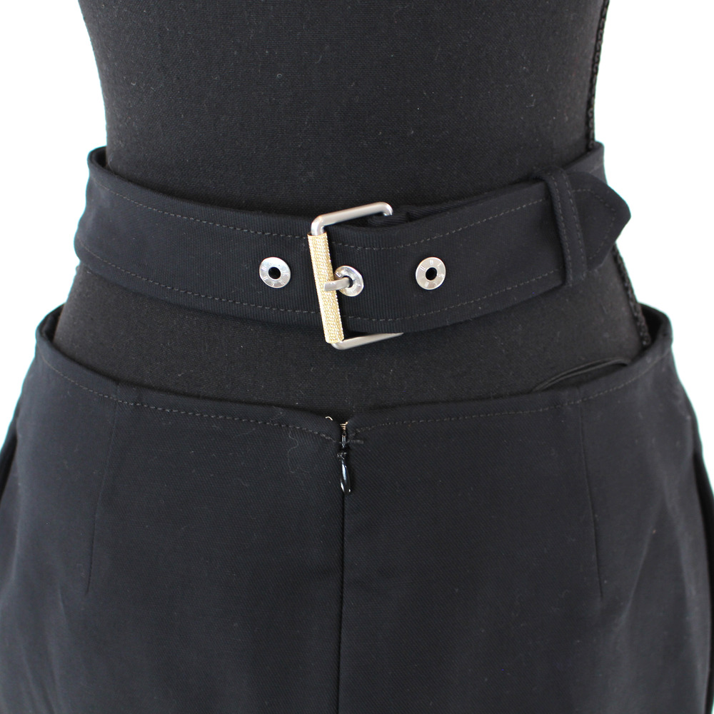 Dion Lee Black Mini Skirt - Structured Pocket Detail - Picture 7 of 9